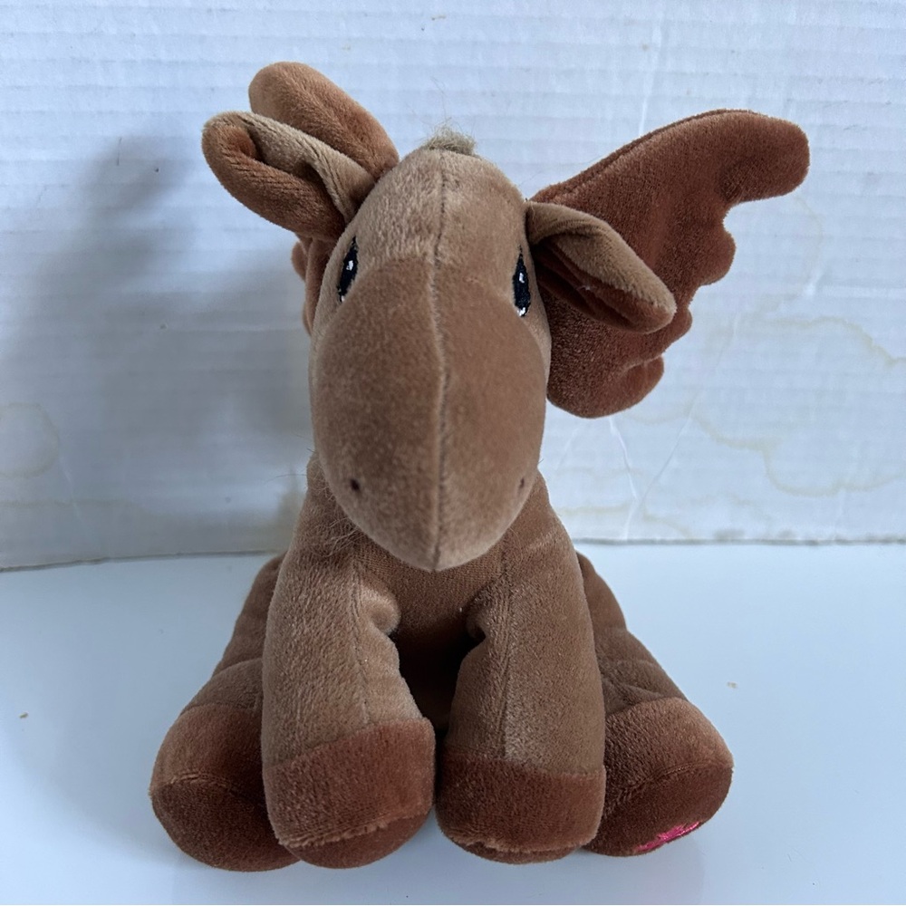 Vtg Precious Moments Enesco Tender Tails MOOSE Beanie Plush Beanbag Stuffy